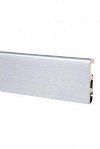 Skirting board Arbiton Integra 80 mm02 aluminum